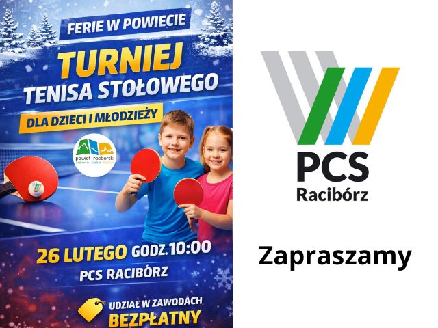 Turniej tenisa stołowego dla dzieci i młodzieży